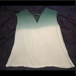 American Eagle Outfitters Gradient Muscle Tee